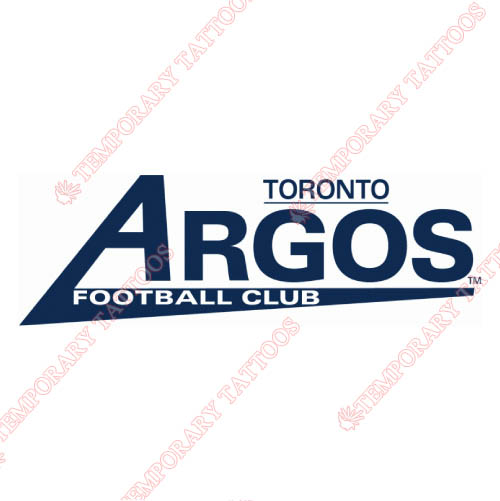 Toronto Argonauts Customize Temporary Tattoos Stickers NO.7624